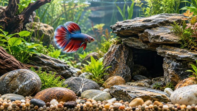 Aquarium rock decor