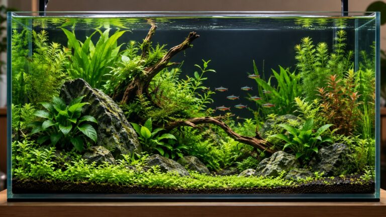Best Aquarium Background for a Planted Tank