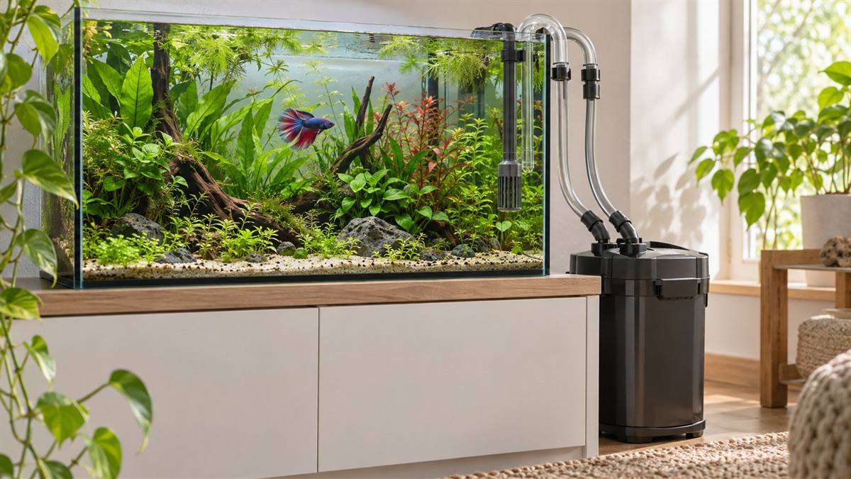 Best betta canister filter setup