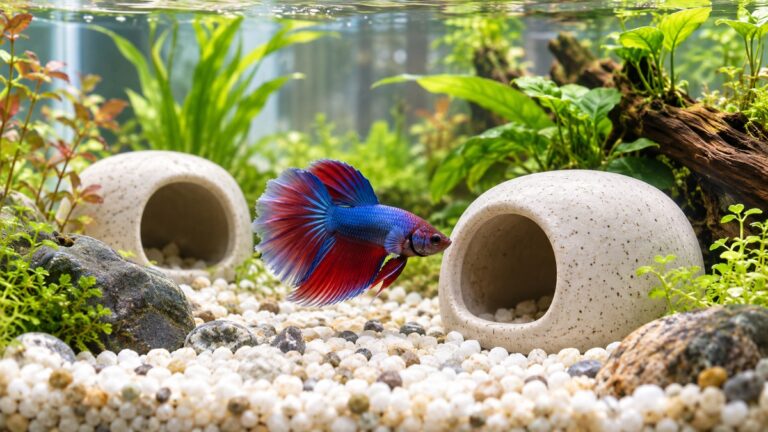 Betta fish caves