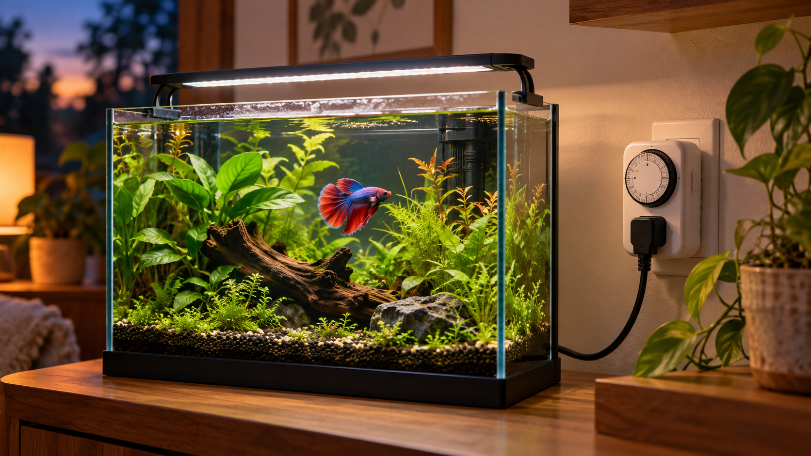 Betta Fish Light Timer: Day and Night Setup