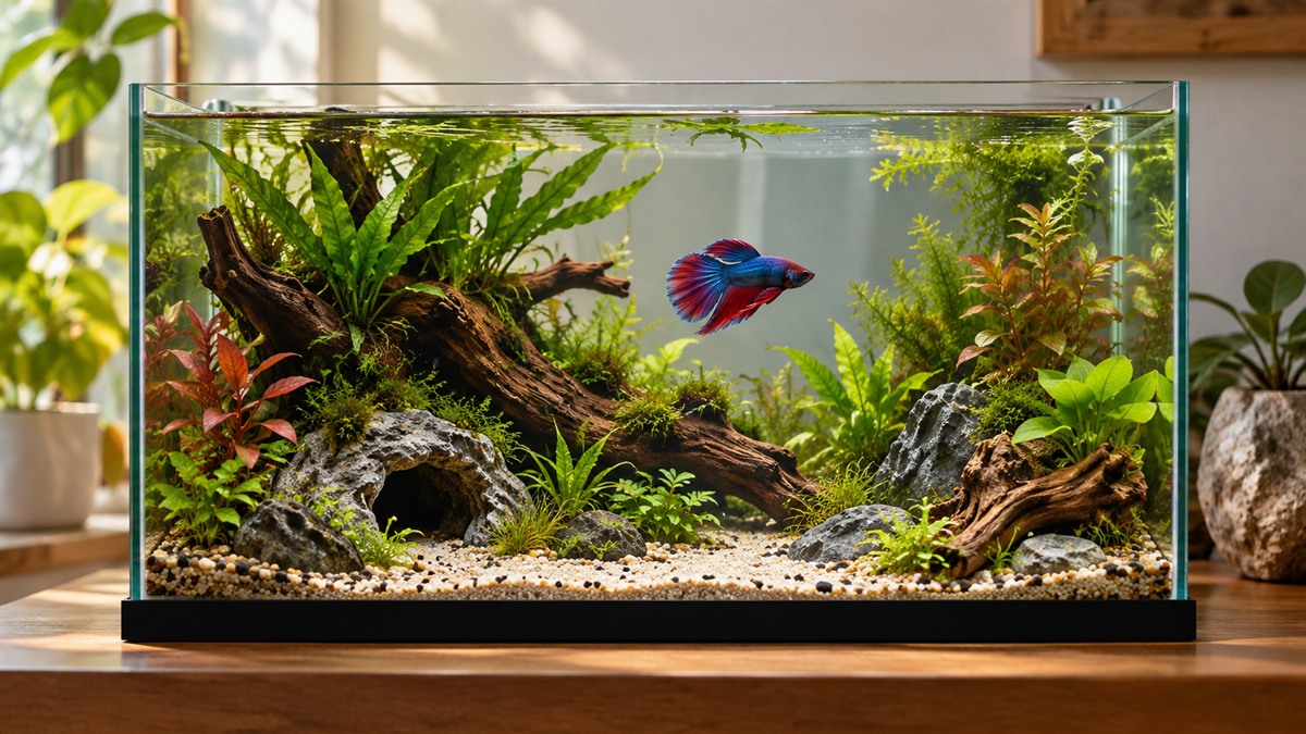 Betta fish tank decor ideas