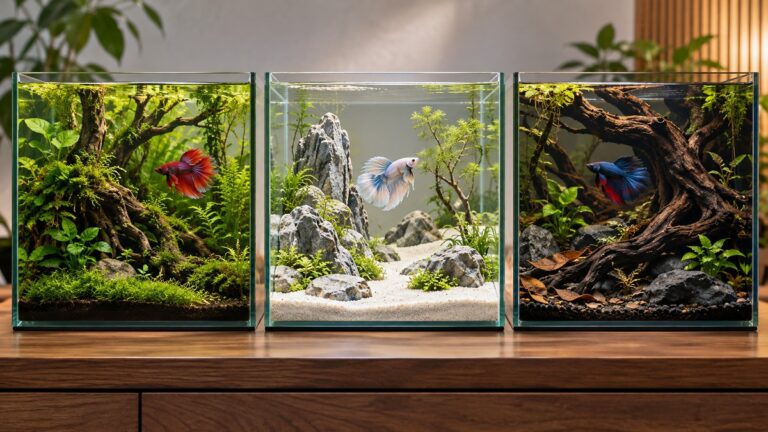 Betta fish tank themes