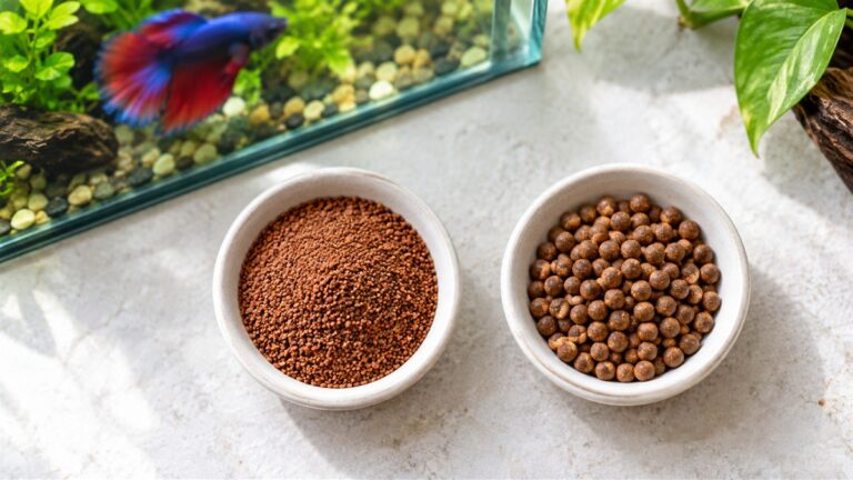 Betta granules vs pellets