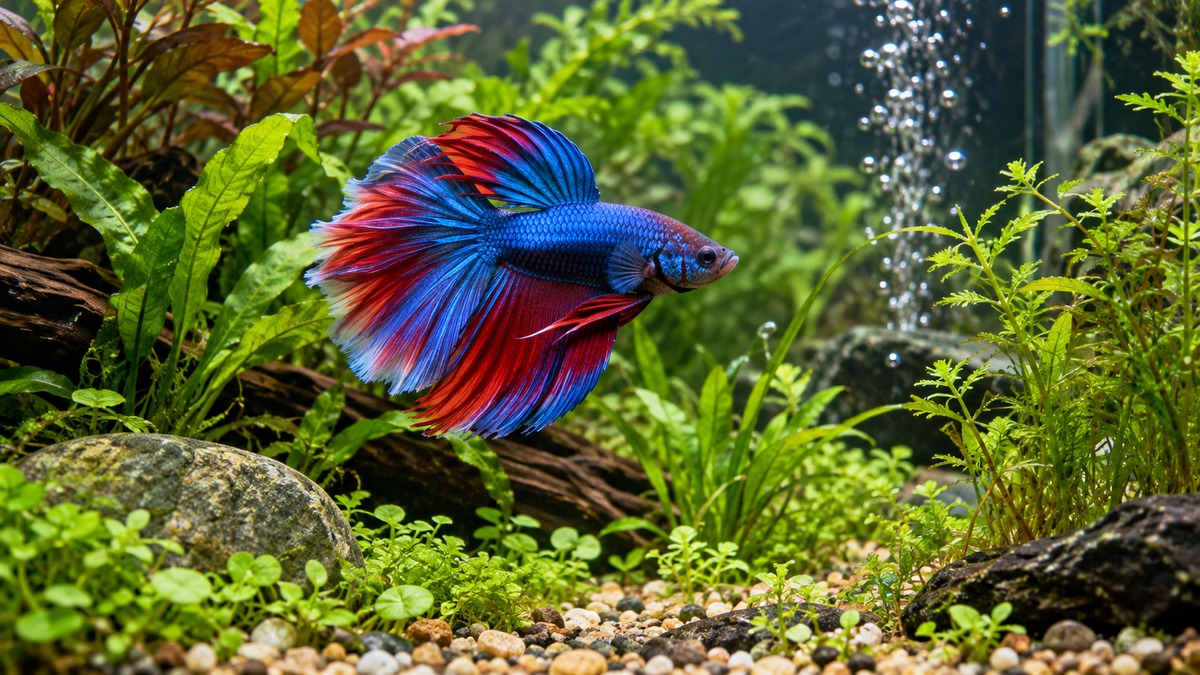 Bettas and live plants