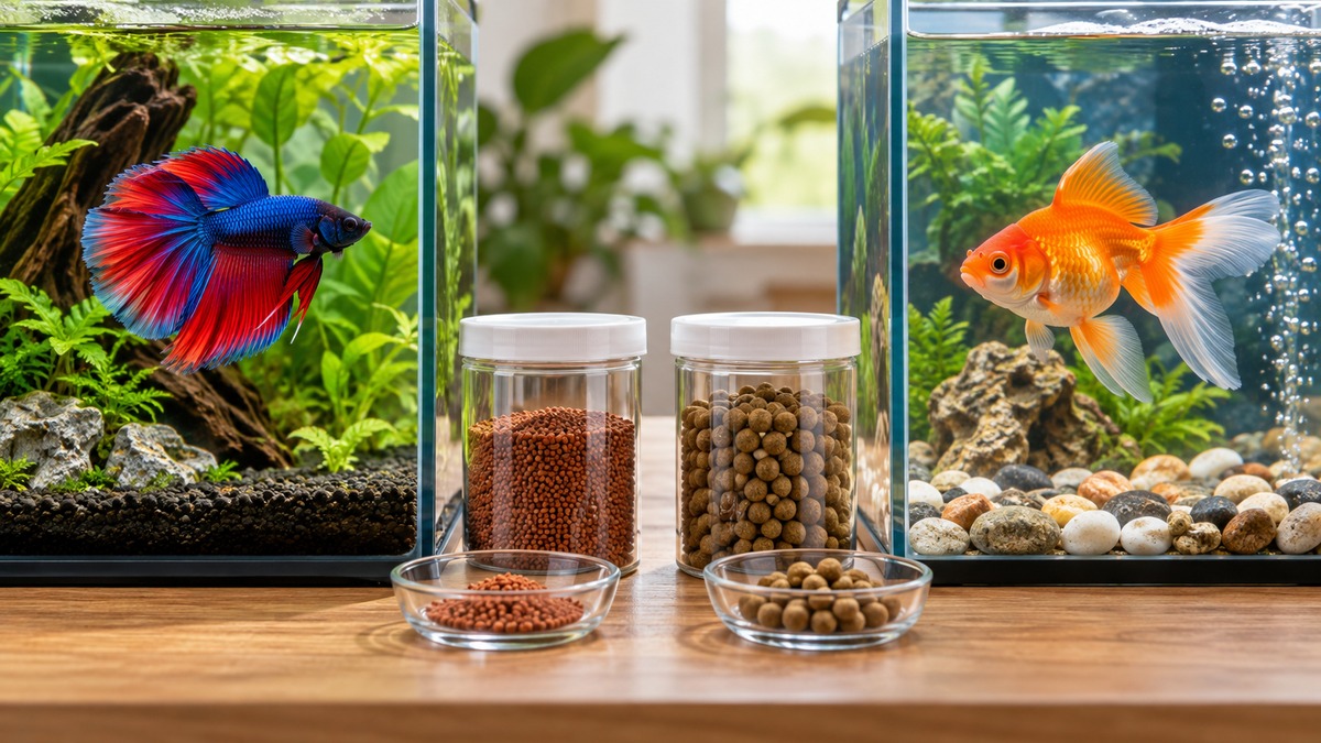 Can i feed goldfish betta food