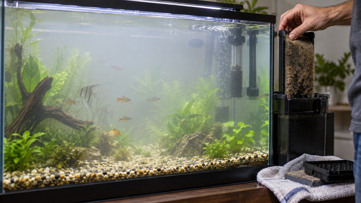 Why a Fish Tank Gets Cloudy and What to Check