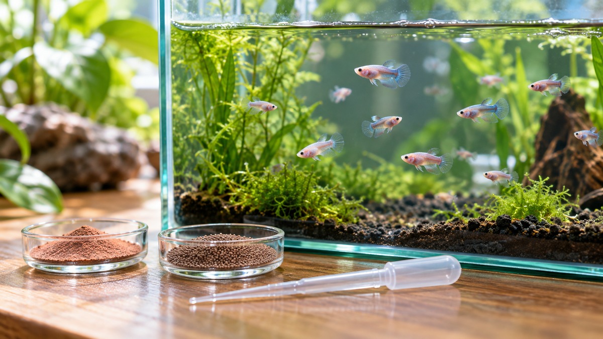 Fry betta food