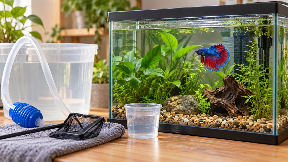 How to Clean a Betta Fish Tank Without Stressing Your Fish