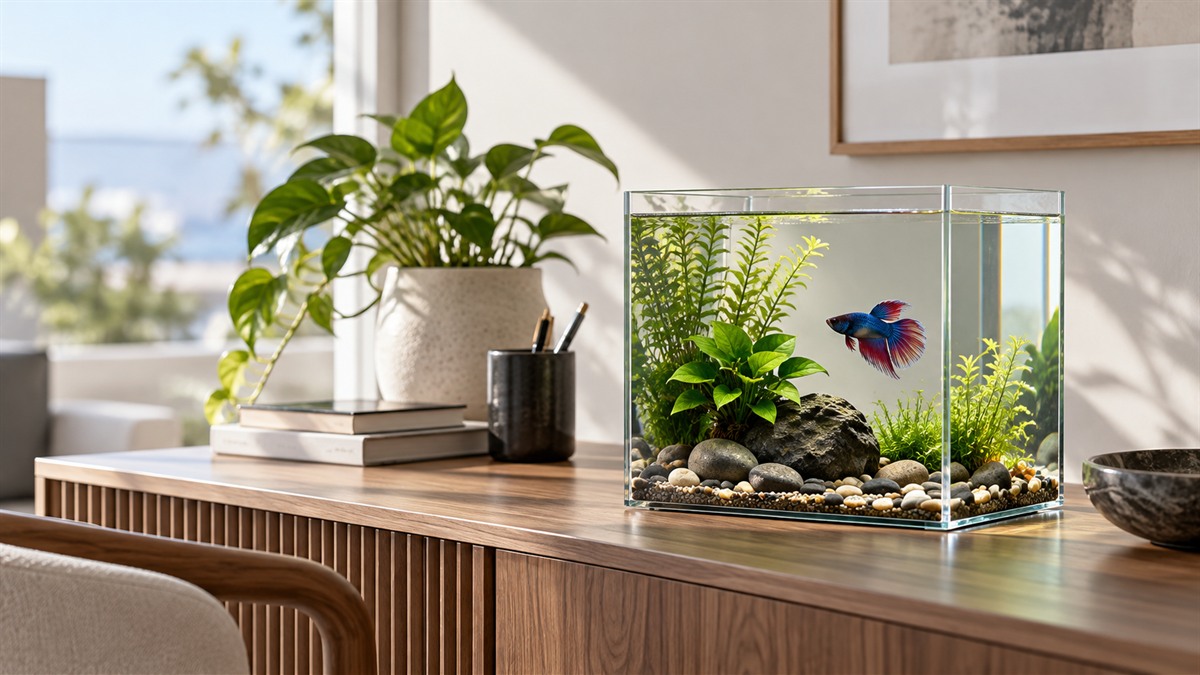 Marina cubus glass betta kit elegant glass aquarium for homes or offices review