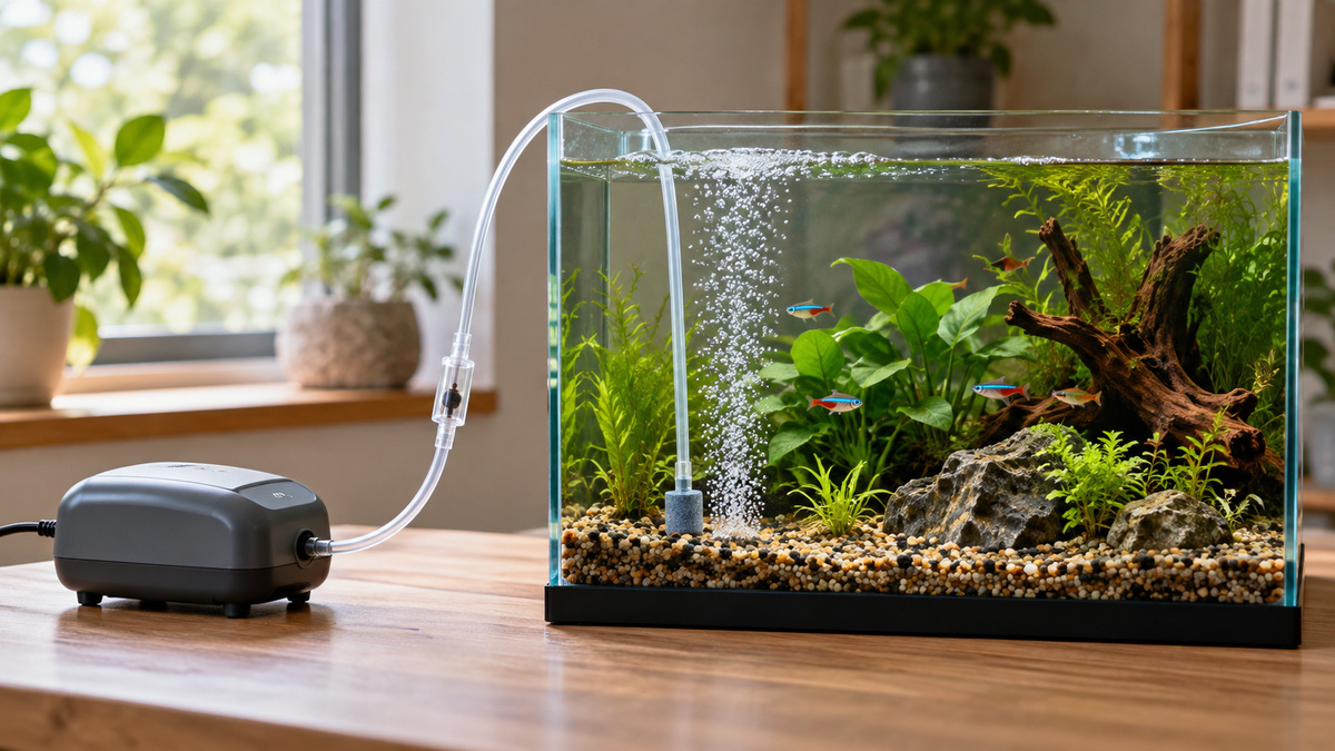 Best Air Pumps for Freshwater Tank: Sizing by Volume, Air Stone and Check Valve