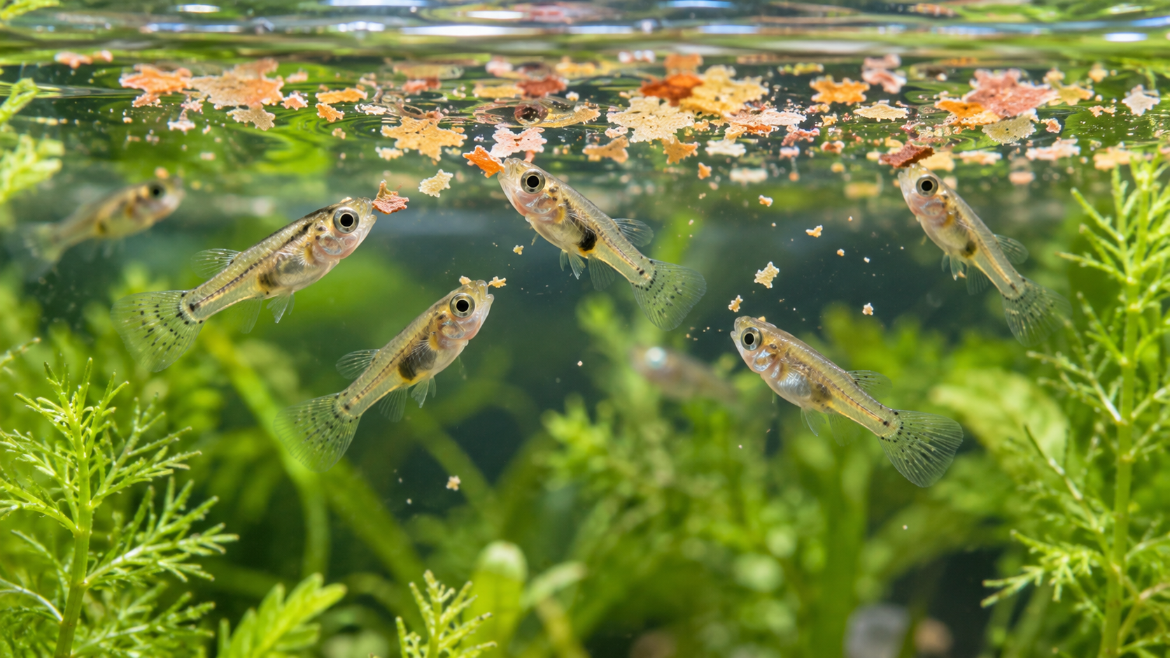 Can Guppy Fry Eat Flakes?